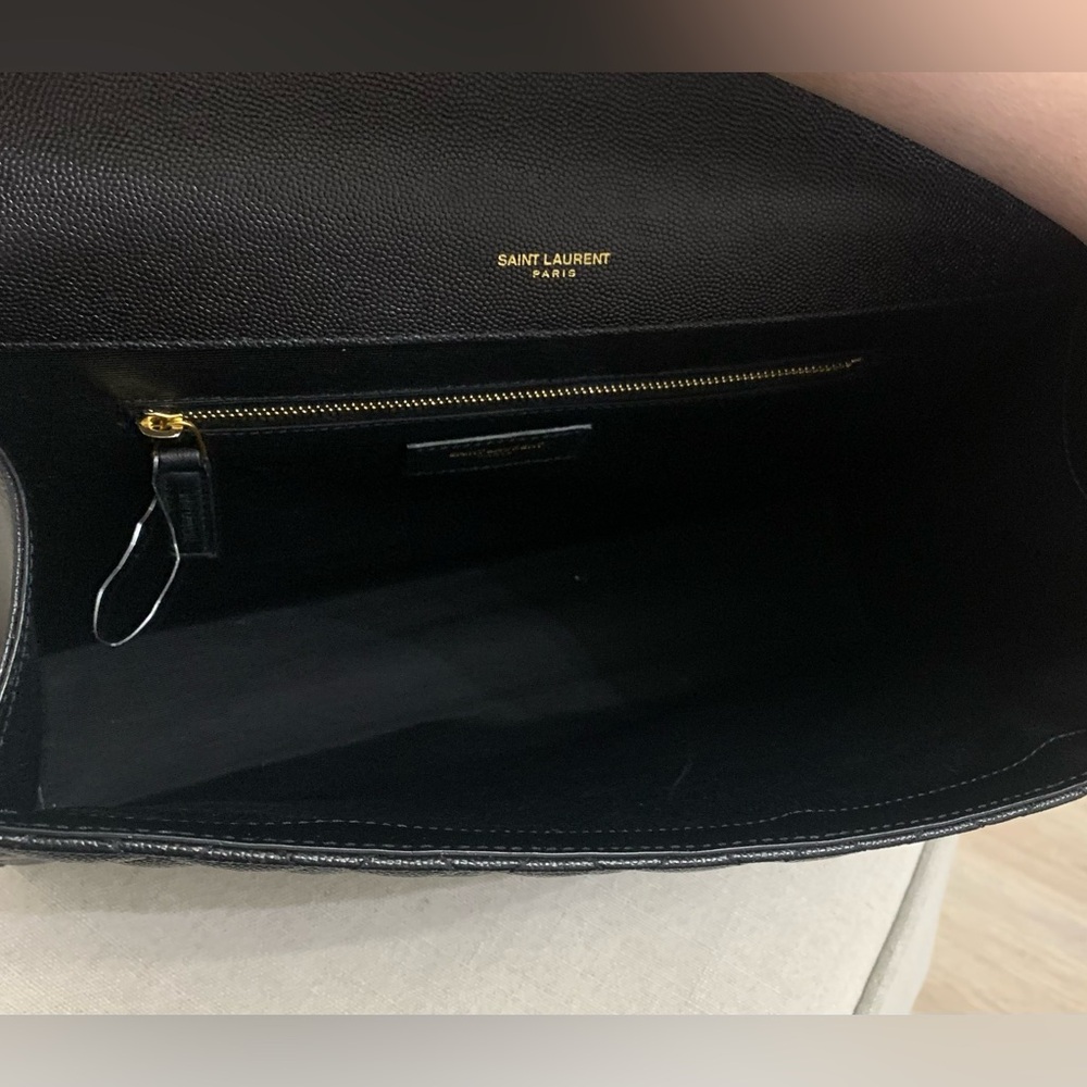 Saint Laurent Large Envelope Calfskin Shoulder Bag - Picture 14 of 16